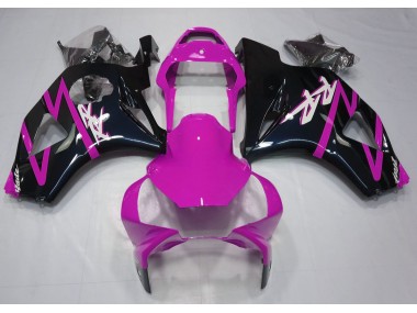 Noir Brillant & Rose 2002-2003 Honda CBR954RR Carénage Moto