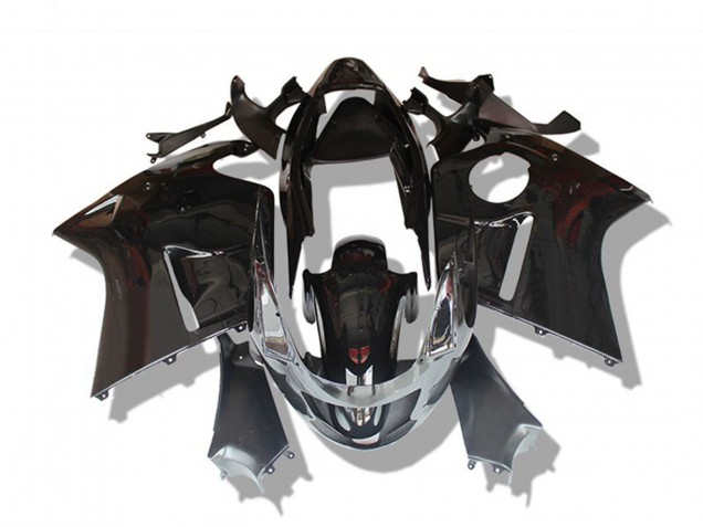 Noir Brillant & Rouge 1996-2007 Honda CBR1100XX Carénage Moto Noir Brillant & Rouge 1996-2007 Honda CBR1100XX Carénage Moto