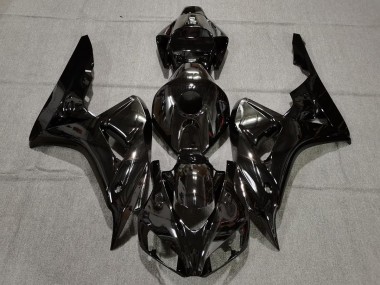 Noir Brillant Uni 2006-2007 Honda CBR1000RR Carénage Moto