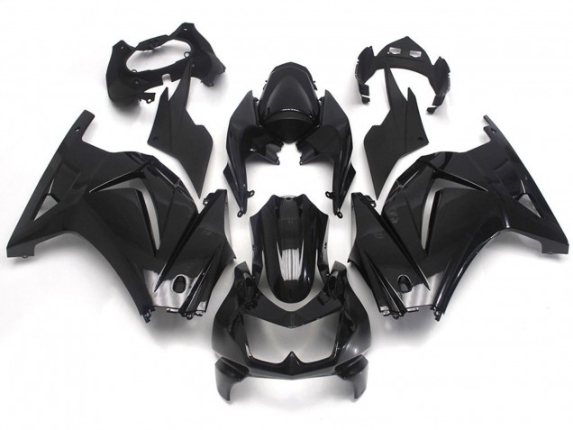 Noir Brillant Uni 2008-2012 Kawasaki Ninja 250 Carénage Moto Noir Brillant Uni 2008-2012 Kawasaki Ninja 250 Carénage Moto