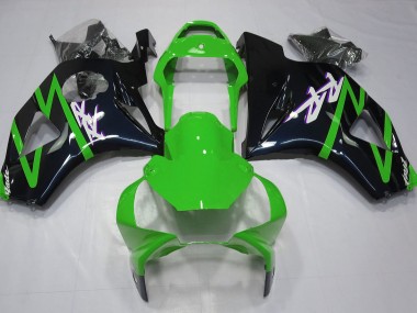 Noir Brillant & Vert 2002-2003 Honda CBR954RR Carénage Moto
