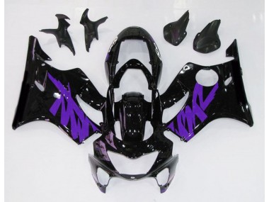 Noir Brillant & Violet 1999-2000 Honda CBR600 F4 Carénage Moto