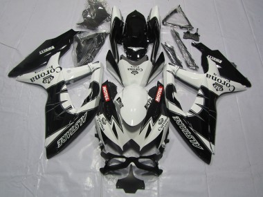 Noir Corona 2008-2010 Suzuki GSXR 600-750 Carénage Moto