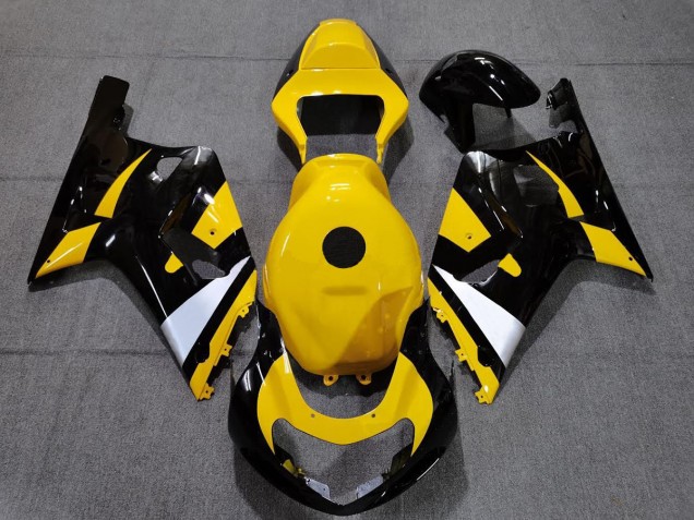 Noir & Jaune 2001-2003 Suzuki GSXR 600-750 Carénage Moto Noir & Jaune 2001-2003 Suzuki GSXR 600-750 Carénage Moto