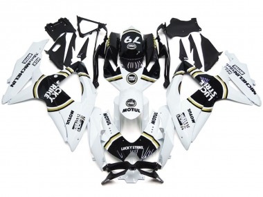 Noir Lucky Strike 79 2008-2010 Suzuki GSXR 600-750 Carénage Moto