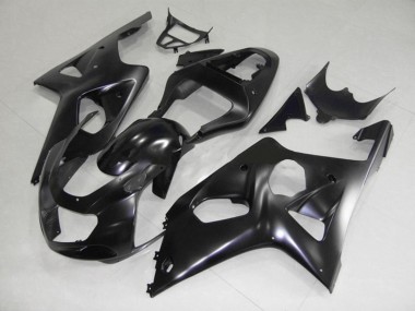 Noir Mat 2000-2002 Suzuki GSXR 1000 Carénage Moto