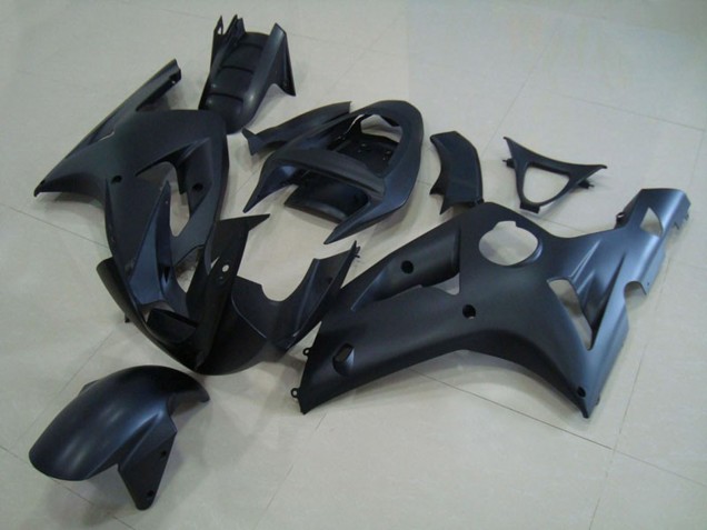 Noir Mat 2003-2004 Kawasaki ZX6R Carénage Moto Noir Mat 2003-2004 Kawasaki ZX6R Carénage Moto