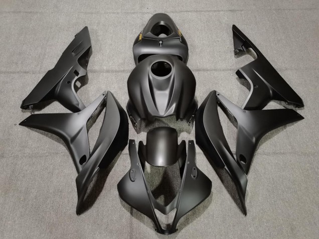 Noir Mat 2007-2008 Honda CBR600RR Carénage Moto Noir Mat 2007-2008 Honda CBR600RR Carénage Moto
