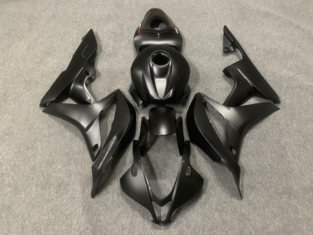 Noir Mat 2007-2008 Honda CBR600RR Carénage Moto Noir Mat 2007-2008 Honda CBR600RR Carénage Moto