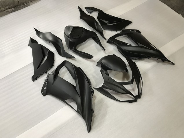Noir Mat 2013-2018 Kawasaki ZX6R Carénage Moto Noir Mat 2013-2018 Kawasaki ZX6R Carénage Moto