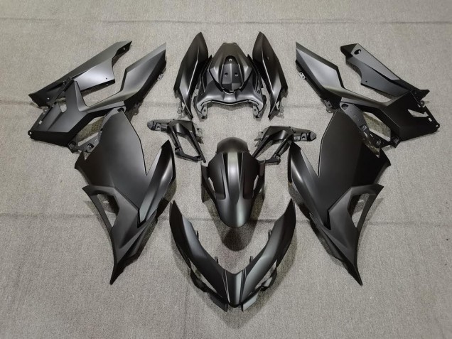Noir Mat 2018-2023 Kawasaki Ninja 400 Carénage Moto Noir Mat 2018-2023 Kawasaki Ninja 400 Carénage Moto