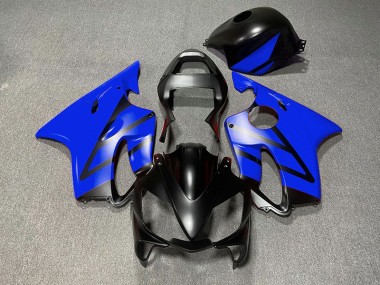 Noir Mat & Bleu 2001-2003 Honda CBR600 F4i Carénage Moto