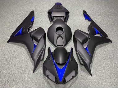 Noir Mat & Bleu 2006-2007 Honda CBR1000RR Carénage Moto