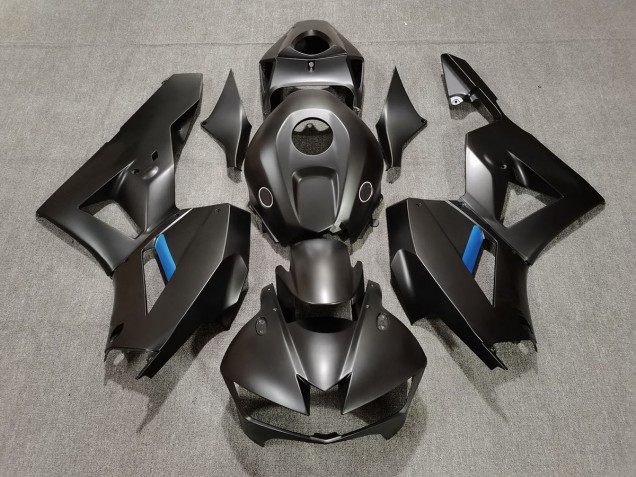 Noir Mat & Bleu 2013-2023 Honda CBR600RR Carénage Moto Noir Mat & Bleu 2013-2023 Honda CBR600RR Carénage Moto