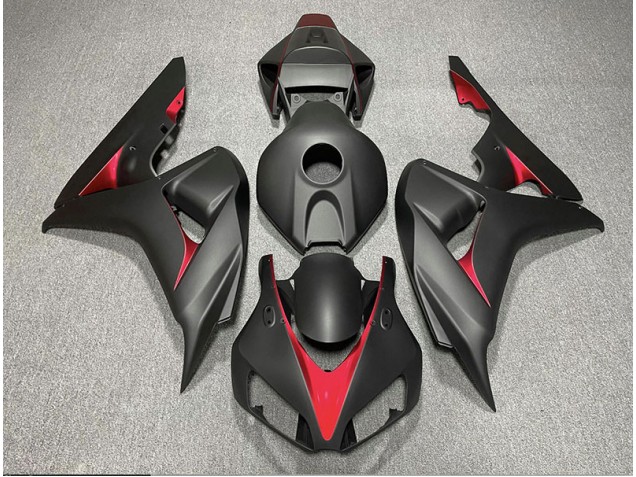 Noir Mat & Bleu Clair 2006-2007 Honda CBR1000RR Carénage Moto Noir Mat & Bleu Clair 2006-2007 Honda CBR1000RR Carénage Moto