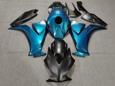 Noir Mat & Bleu Spécial 2012-2016 Honda CBR1000RR Carénage Moto