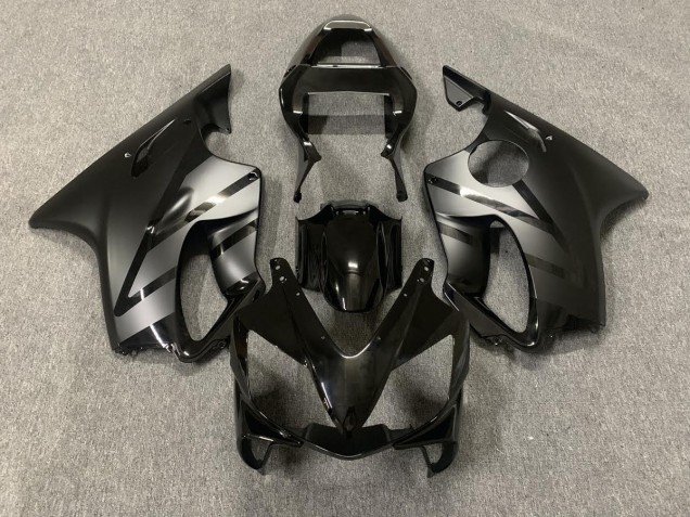 Noir Mat & Brillant 2001-2003 Honda CBR600 F4i Carénage Moto Noir Mat & Brillant 2001-2003 Honda CBR600 F4i Carénage Moto