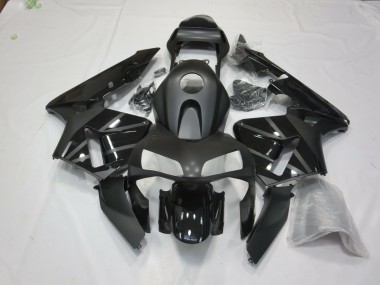 Noir Mat / Brillant 2003-2004 Honda CBR600RR Carénage Moto