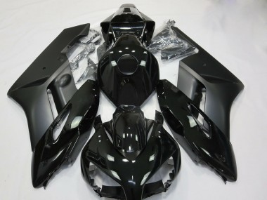 Noir Mat & Brillant 2004-2005 Honda CBR1000RR Carénage Moto