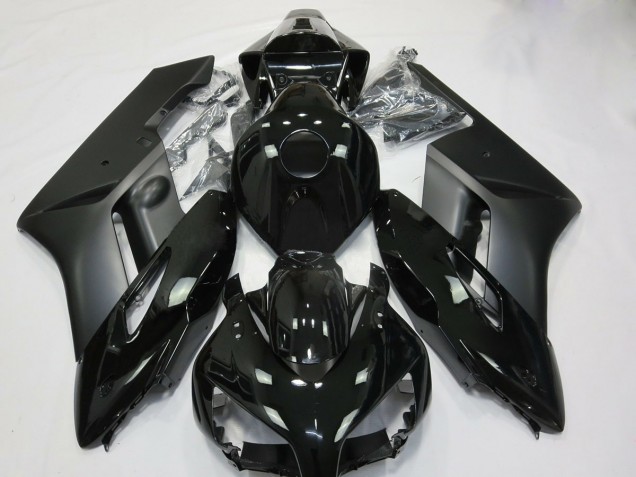 Noir Mat & Brillant 2004-2005 Honda CBR1000RR Carénage Moto Noir Mat & Brillant 2004-2005 Honda CBR1000RR Carénage Moto