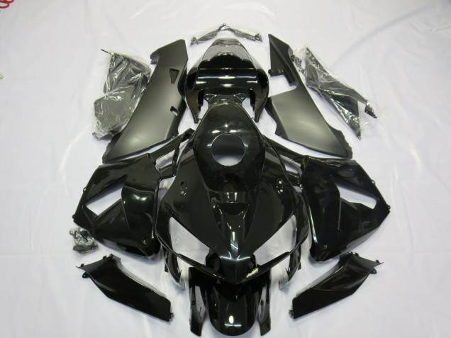 Noir Mat & Brillant 2005-2006 Honda CBR600RR Carénage Moto Noir Mat & Brillant 2005-2006 Honda CBR600RR Carénage Moto