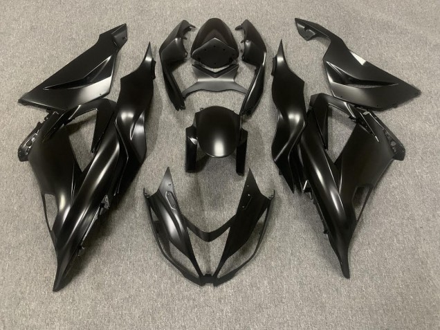 Noir Mat & Couche De Protection 2013-2018 Kawasaki ZX6R Carénage Moto Noir Mat & Couche De Protection 2013-2018 Kawasaki ZX6R Carénage Moto