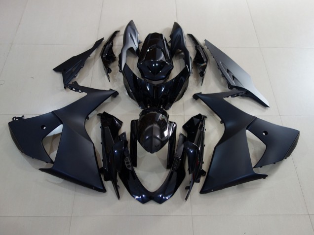 Noir Mat & Noir Brillant 2009-2016 Suzuki GSXR 1000 Carénage Moto Noir Mat & Noir Brillant 2009-2016 Suzuki GSXR 1000 Carénage Moto