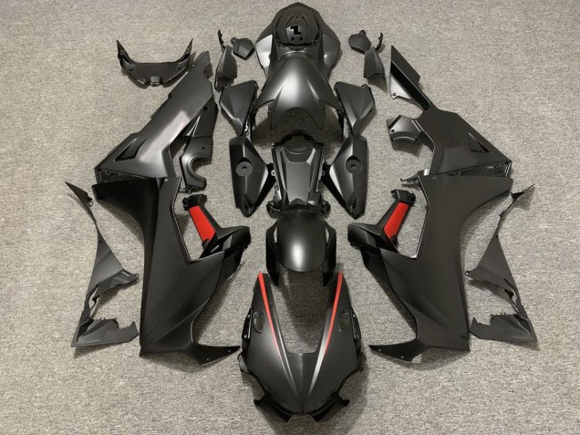 Noir Mat & Rouge 2017-2023 Honda CBR1000RR Carénage Moto Noir Mat & Rouge 2017-2023 Honda CBR1000RR Carénage Moto