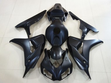 Noir Mat Uni 2006-2007 Honda CBR1000RR Carénage Moto