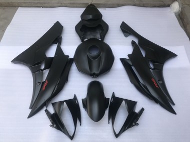 Noir Mat Uni 2006-2007 Yamaha R6 Carénage Moto
