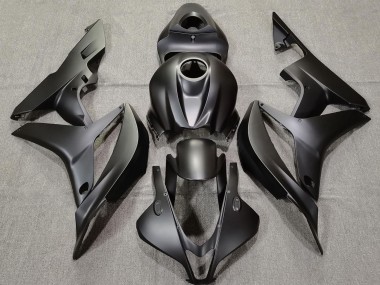 Noir Mat Uni 2007-2008 Honda CBR600RR Carénage Moto