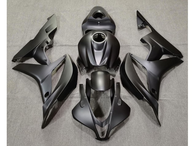 Noir Mat Uni 2007-2008 Honda CBR600RR Carénage Moto Noir Mat Uni 2007-2008 Honda CBR600RR Carénage Moto