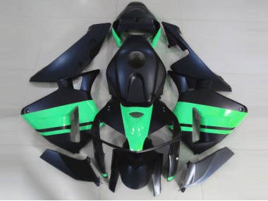 Noir Mat & Vert Spécial 2005-2006 Honda CBR600RR Carénage Moto