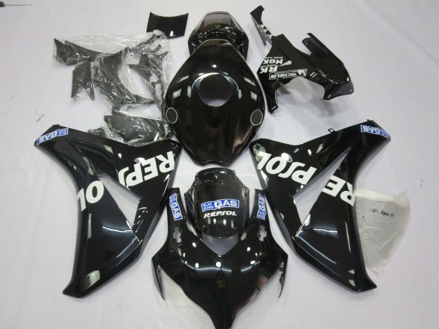 Noir Repsol 2008-2011 Honda CBR1000RR Carénage Moto Noir Repsol 2008-2011 Honda CBR1000RR Carénage Moto