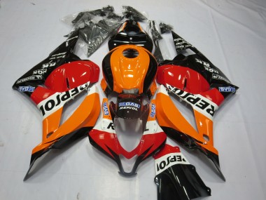 Noir Repsol 2009-2012 Honda CBR600RR Carénage Moto