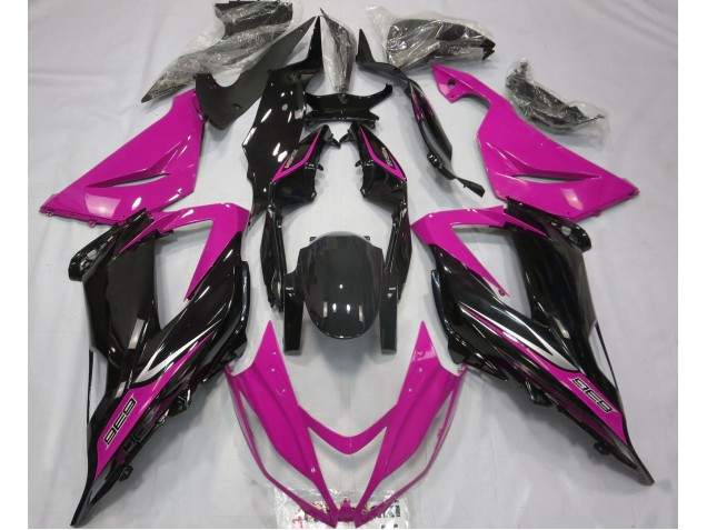 Noir & Rose 2013-2018 Kawasaki ZX6R Carénage Moto Noir & Rose 2013-2018 Kawasaki ZX6R Carénage Moto