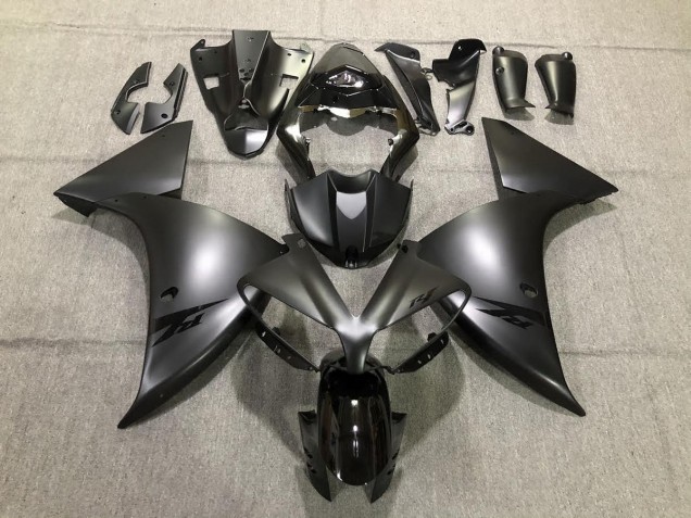 Noir Total 2012-2014 Yamaha R1 Carénage Moto Noir Total 2012-2014 Yamaha R1 Carénage Moto