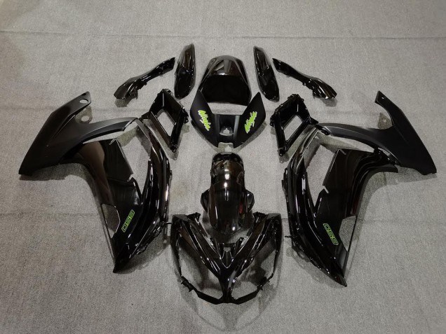 Noir & Vert 2012-2016 Kawasaki Ninja 650R Carénage Moto Noir & Vert 2012-2016 Kawasaki Ninja 650R Carénage Moto