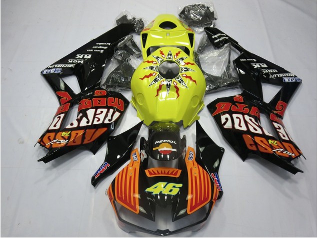 Numéro 46 2013-2023 Honda CBR600RR Carénage Moto Numéro 46 2013-2023 Honda CBR600RR Carénage Moto