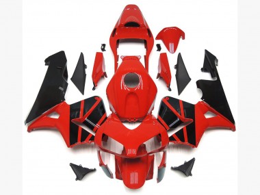 OEM Style Rouge Noir 2003-2004 Honda CBR600RR Carénage Moto