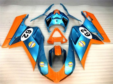 Opaco Gulf 2007-2014 Ducati 848 1098 1198 Carénage Moto