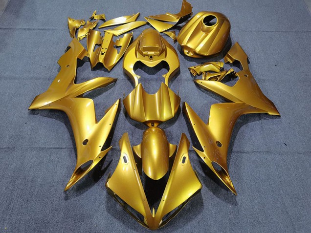 Or Brillant 2004-2006 Yamaha R1 Carénage Moto Or Brillant 2004-2006 Yamaha R1 Carénage Moto
