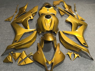 Or Brillant Uni 2007-2008 Honda CBR600RR Carénage Moto