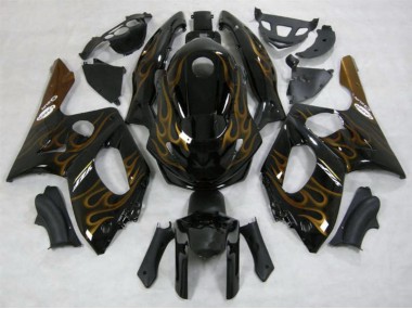 Or Flamme Brillant 1998-2007 Yamaha YZF600 Carénage Moto