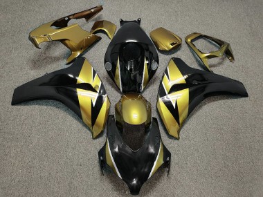 Or & Noir 2008-2011 Honda CBR1000RR Carénage Moto