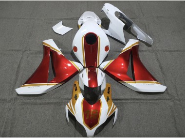 Or & Rouge 19 2008-2011 Honda CBR1000RR Carénage Moto