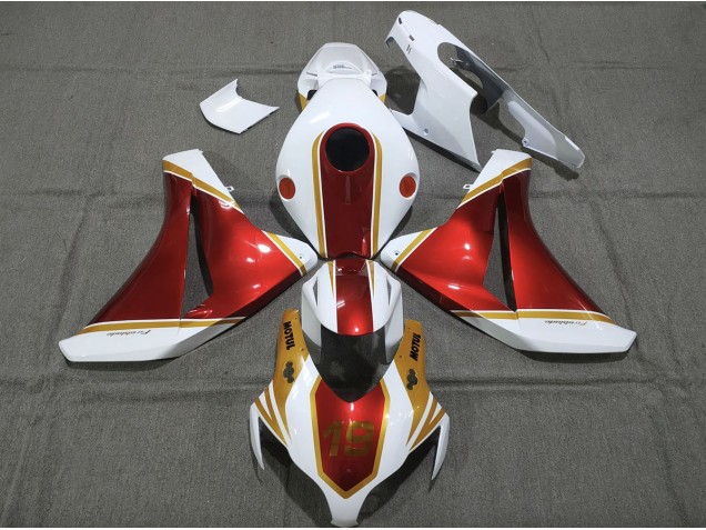 Or & Rouge 19 2008-2011 Honda CBR1000RR Carénage Moto Or & Rouge 19 2008-2011 Honda CBR1000RR Carénage Moto