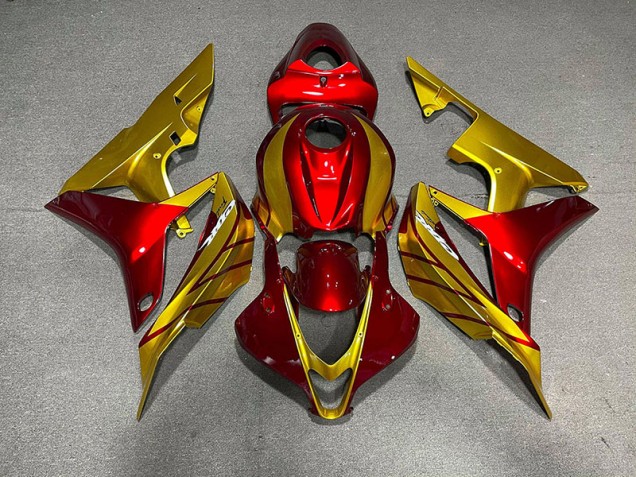 Or Rouge 2007-2008 Honda CBR600RR Carénage Moto Or Rouge 2007-2008 Honda CBR600RR Carénage Moto