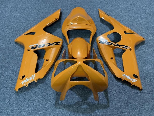 Orange 2003-2004 Kawasaki ZX6R Carénage Moto Orange 2003-2004 Kawasaki ZX6R Carénage Moto