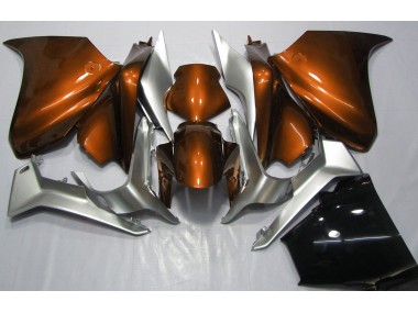 Orange & Argent 2010-2013 Honda VFR1200 Carénage Moto